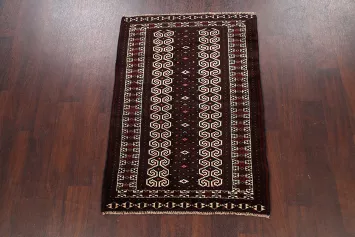 Geometric Balouch Persian Area Rug 3x4