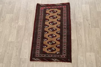 Geometric Balouch Persian Area Rug 2x4