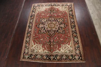 Floral Heriz Persian Area Rug 8x11