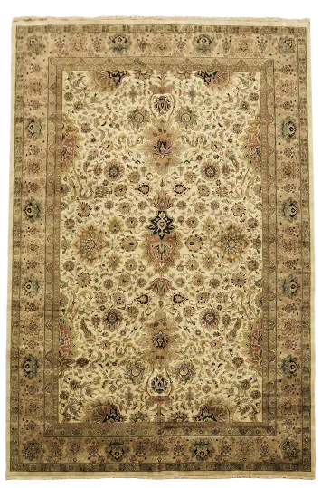 Fine 100% Vegetable Dye Agra Oriental Area Rug 12x18