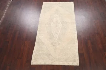 Antique Geometric Anatolian Turkish Area Rug 4x7