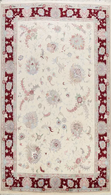 Floral Tabriz Persian Area Rug 8x11