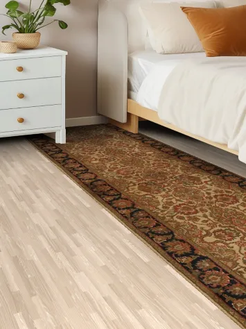 All-Over Floral Agra Oriental Runner Rug 3x10