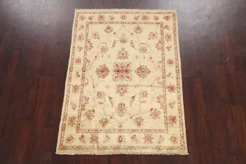 Floral Peshawar Oriental Area Rug 4x6