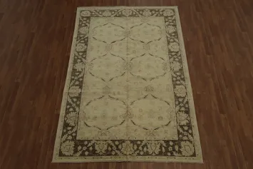 Floral Peshawar Oriental Area Rug 6x9