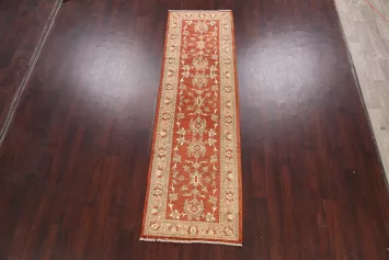 Floral Peshawar Oriental Runner Rug 3x10