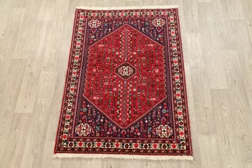 Vegetable Dye Tribal Abadeh Nafar Persian Area Rug 3x5