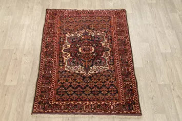 Madder Vegetable Dye Sarouk Farahan Persian Area Rug 4x6