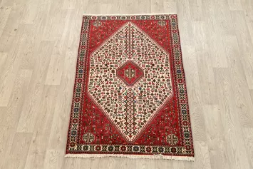 Vegetable Dye Tribal Abadeh Persian Area Rug 3x5