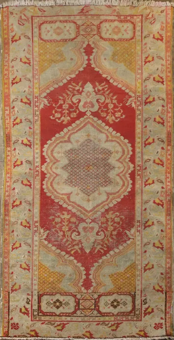 Antique Vegetable Dye Anatolian Turkish Wool Rug 6' 8'' X 3' 5''
