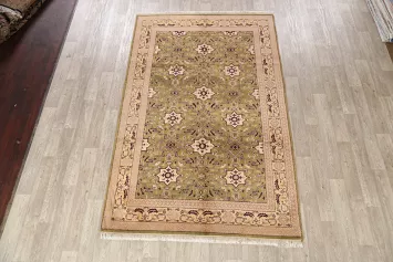 Geometric Savonnerie Persian Area Rug 6x9