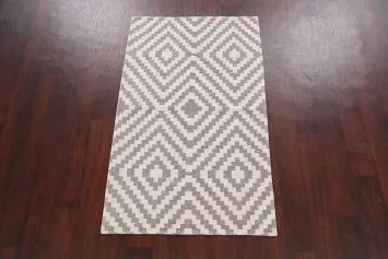 Geometric Trellis Oriental Area Rug 3x5