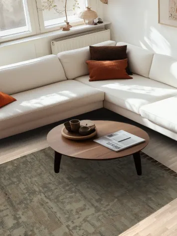 Soft Elegant Moroccan Area Rug 5x7 for Modern Living Rooms