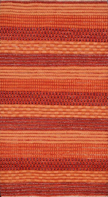 Stripe Gabbeh Kashkoli Oriental Area Rug 3x5