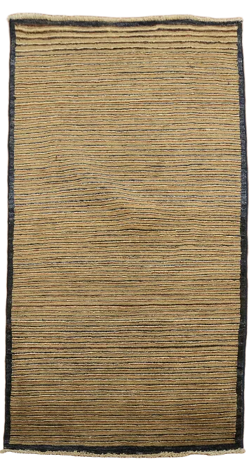 Stripe Gabbeh Kashkoli Oriental Area Rug 3x5