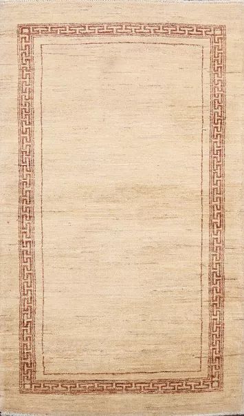 Geometric Gabbeh Kashkoli Oriental Area Rug 3x5