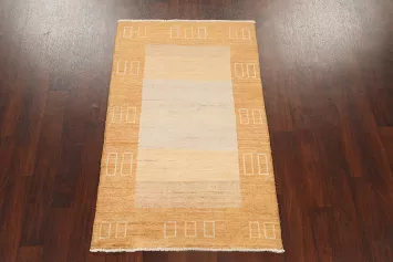 Geometric Gabbeh Kashkoli Oriental Area Rug 3x5