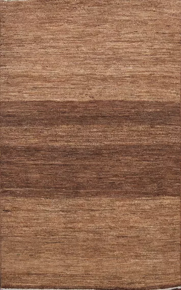 Modern Gabbeh Kashkoli Oriental Area Rug 4x6