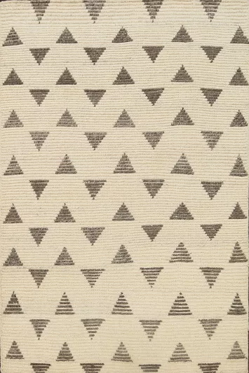 Contemporary Moroccan Oriental Area Rug 4x6