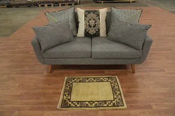 Bordered Gabbeh Kashkoli Oriental Area Rug 2x3