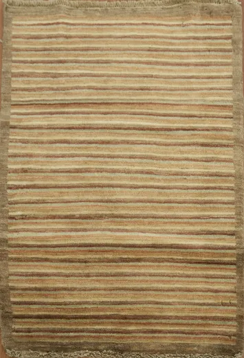 Modern Gabbeh Kashkoli Oriental Area Rug 2x3