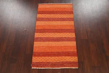 Contemporary Gabbeh Kashkoli Oriental Area Rug 3x5