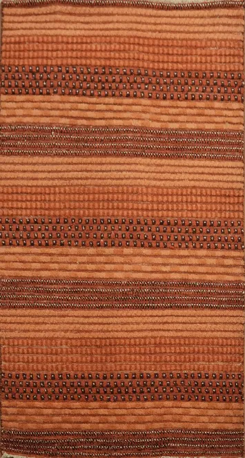 Contemporary Gabbeh Kashkoli Oriental Area Rug 3x5