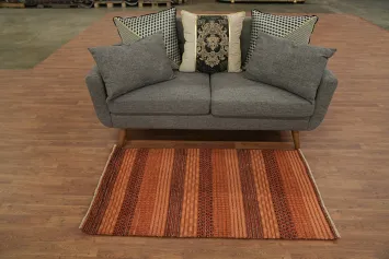 Contemporary Gabbeh Kashkoli Oriental Area Rug 3x5