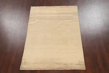 Contemporary Gabbeh Kashkoli Oriental Area Rug 4x6