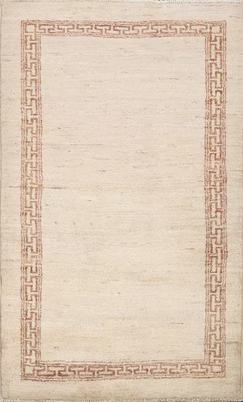 Contemporary Gabbeh Kashkoli Oriental Area Rug 3x5