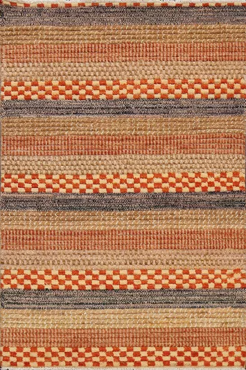 Contemporary Gabbeh Kashkoli Oriental Area Rug 3x5