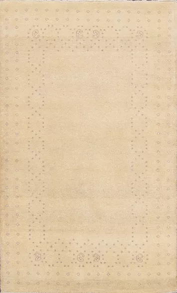 Contemporary Gabbeh Kashkoli Oriental Area Rug 3x5