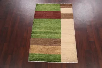 Abstract Modern Gabbeh Kashkoli Oriental Area Rug 3x5
