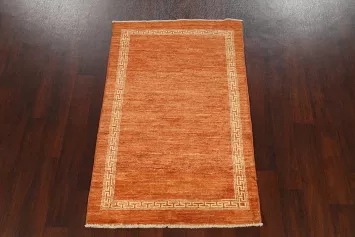 Contemporary Gabbeh Kashkoli Oriental Area Rug 3x5
