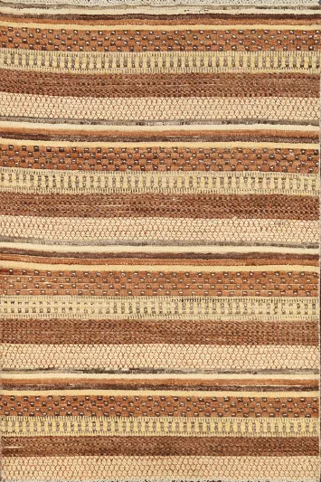 Contemporary Gabbeh Kashkoli Oriental Area Rug 3x5