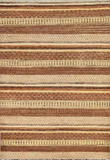 Contemporary Gabbeh Kashkoli Oriental Area Rug 3x5