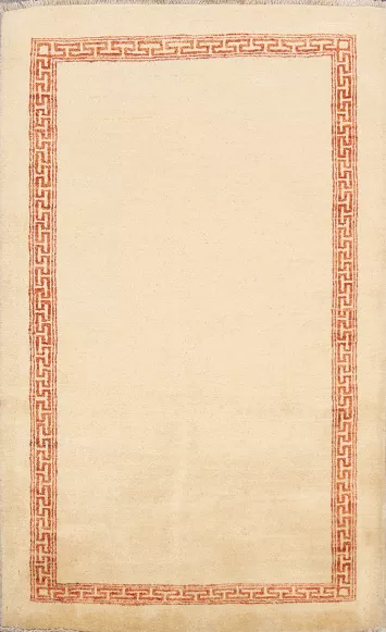 Contemporary Gabbeh Kashkoli Oriental Area Rug 3x5