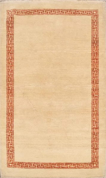 Contemporary Gabbeh Kashkoli Oriental Area Rug 3x5