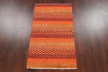 Contemporary Gabbeh Kashkoli Oriental Area Rug 3x5