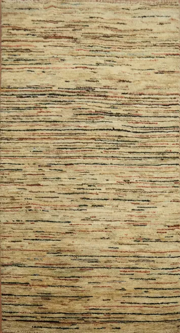 Contemporary Gabbeh Kashkoli Oriental Area Rug 3x5