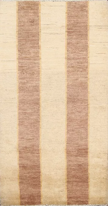 Contemporary Gabbeh Kashkoli Oriental Runner Rug 2x5