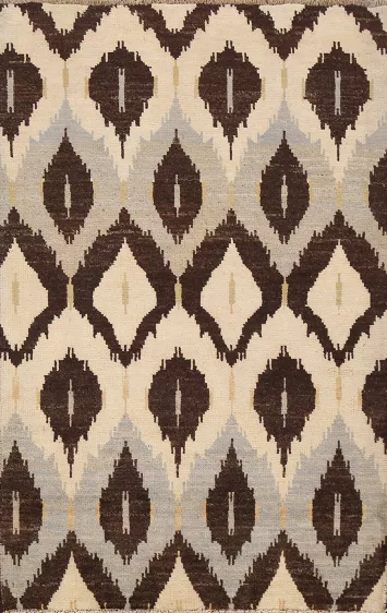 Abstract Modern Gabbeh Kashkoli Oriental Area Rug 3x5