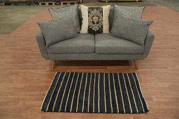 Stripe Modern Gabbeh Kashkoli Oriental Area Rug 3x4