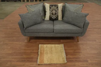 Contemporary Square Gabbeh Persian Area Rug 2x2