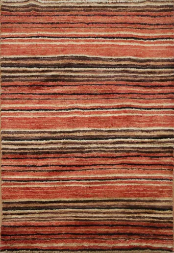 Contemporary Gabbeh Kashkoli Oriental Area Rug 3x4