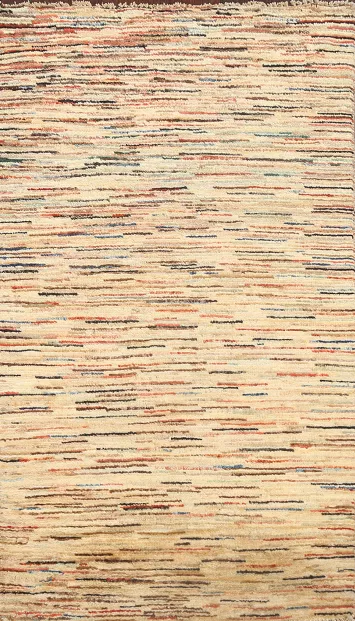 Contemporary Gabbeh Kashkoli Foyer Rug 3x5