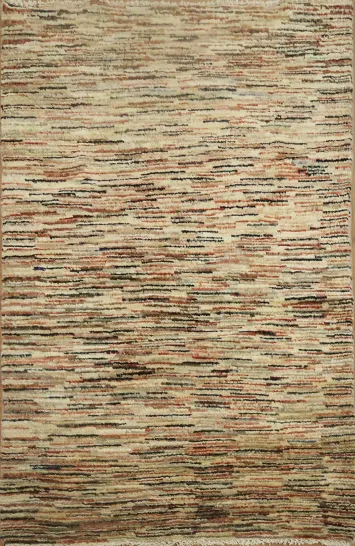 Contemporary Gabbeh Kashkoli Oriental Area Rug 3x4