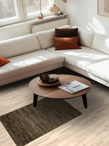 Warmth and Style Earthy Brown Gabbeh Kashkoli Rug 3x4 for Room Decor