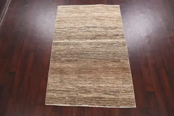 Abstract Contemporary Gabbeh Kashkoli Oriental Area Rug 4x6