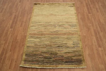 Abstract Contemporary Gabbeh Kashkoli Oriental Area Rug 4x6